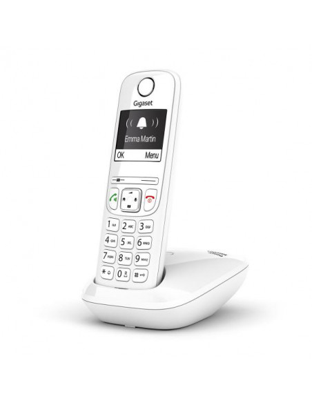 Gigaset AS690 Telefono analogico/DECT Identificatore di chiamata Bianco