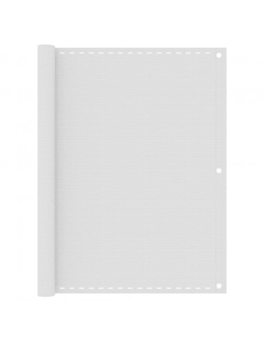 Paravento da Balcone Bianco 120x400 cm in HDPE