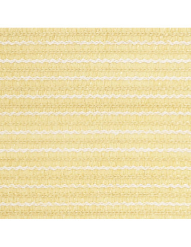Schermo Frangivista per Balcone Beige 90x500 cm in HDPE