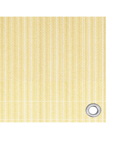 Paravento da Balcone Beige 120x300 cm in HDPE