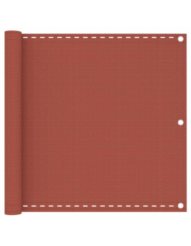 Paravento da Balcone Terracotta 90x300 cm in HDPE