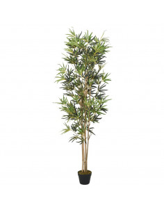 Albero Bambù Artificiale 1104 Foglie 180 cm Verde 2