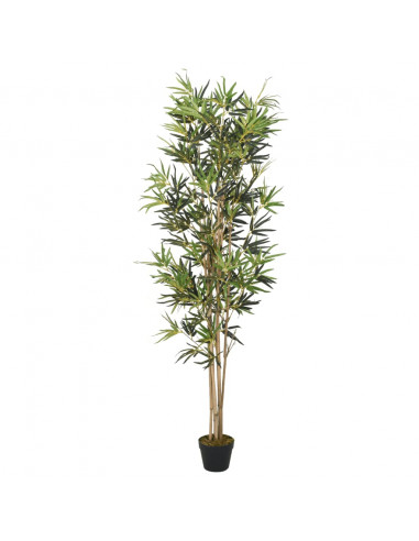Albero Bambù Artificiale 1104 Foglie 180 cm Verde