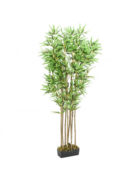 Albero Bambù Artificiale 1288 Foglie 180 cm Verde