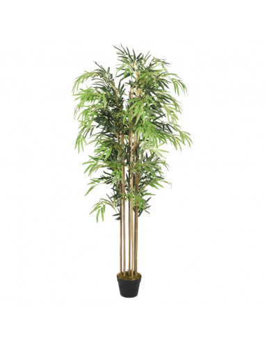 Albero Bambù Artificiale 1605 Foglie 180 cm Verde