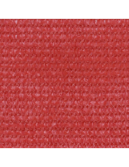 Paravento da Balcone Rosso 75x300 cm in HDPE