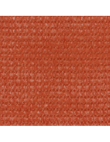 Paravento da Balcone Arancione 90x400 cm in HDPE