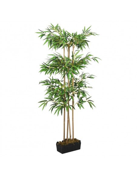 Albero Bambù Artificiale 380 Foglie 80 cm Verde