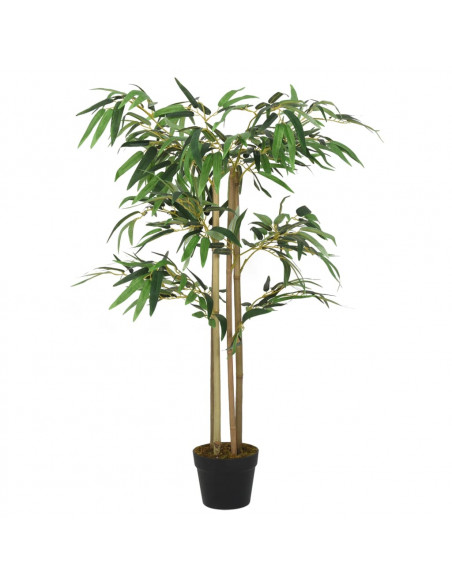 Albero Bambù Artificiale 380 Foglie 80 cm Verde