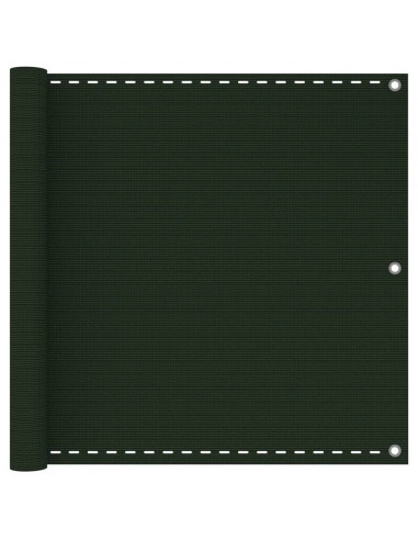 Paravento da Balcone Verde Scuro 90x300 cm in HDPE