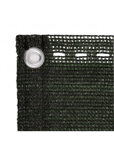 Paravento da Balcone Verde Scuro 90x600 cm in HDPE