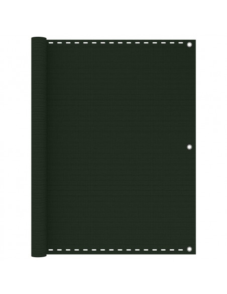 Paravento da Balcone Verde Scuro 120x300 cm in HDPE