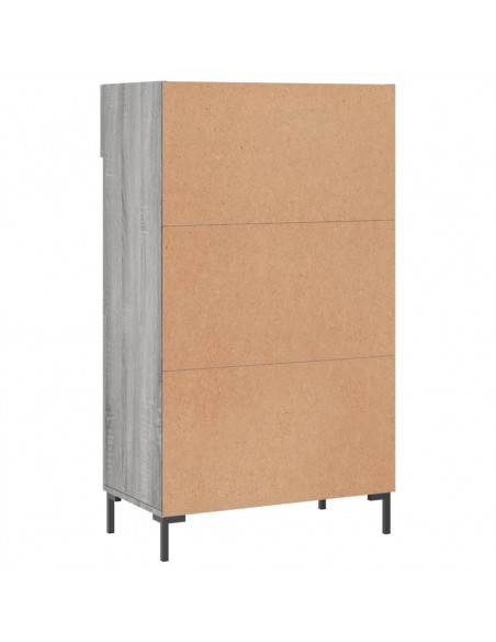 Scarpiera Grigio Sonoma 60x35x105 cm in Legno Multistrato