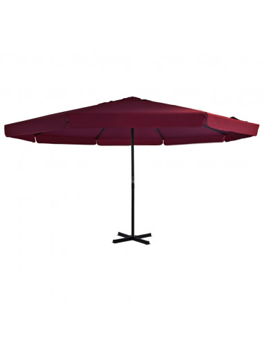 Ombrellone da Esterni con Palo in Alluminio 500 cm Bordò