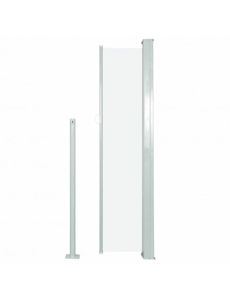 Tenda Laterale Retrattile per Patio 140x300 cm Crema