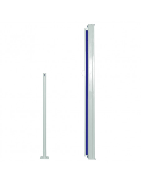 Tenda Laterale Retrattile per Patio 140x300 cm Blu