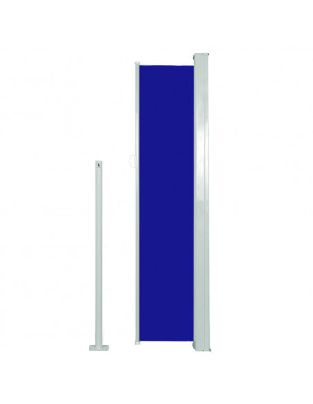 Tenda Laterale Retrattile per Patio 140x300 cm Blu