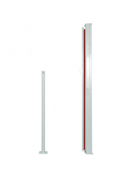 Tenda Laterale Retrattile per Patio 140x300 cm Rossa