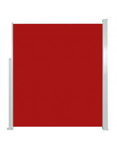 Tenda Laterale Retrattile per Patio 160x300 cm Rossa 2