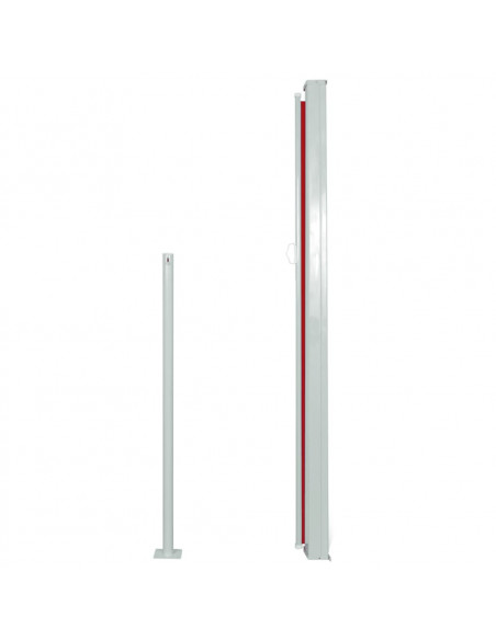 Tenda Laterale Retrattile per Patio 160x300 cm Rossa