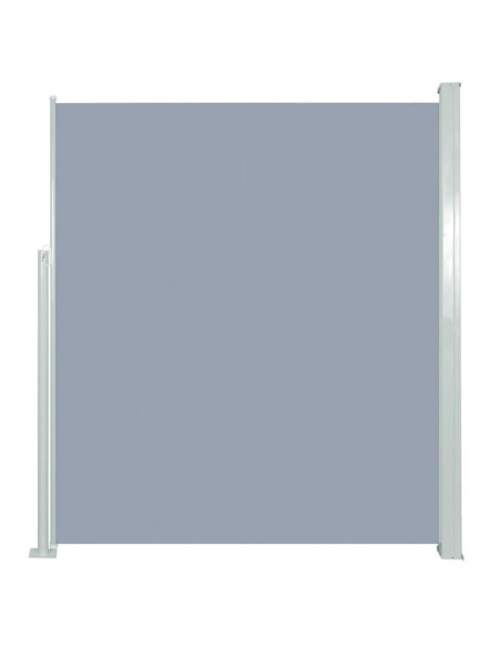 Tenda Laterale Retrattile per Patio 160x300 cm Grigia