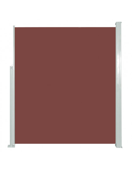 Tenda Laterale Retrattile per Patio 160x300 cm Marrone