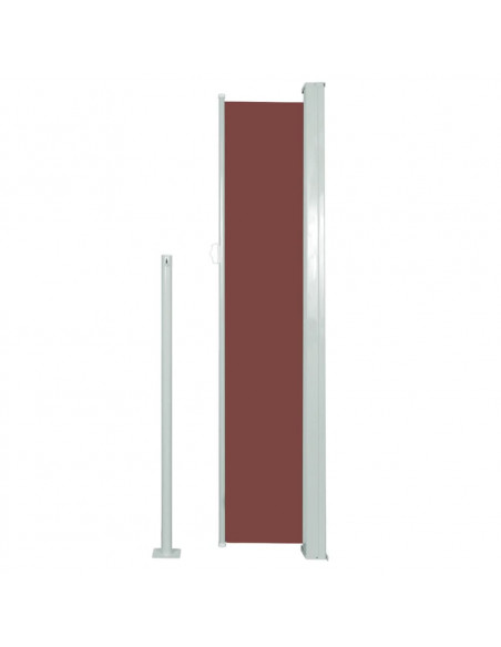 Tenda Laterale Retrattile per Patio 160x300 cm Marrone