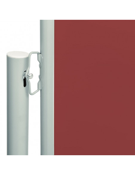 Tenda Laterale Retrattile per Patio 117x600 cm Rossa