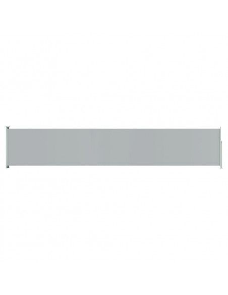 Tenda Laterale Retrattile per Patio 117x600 cm Grigia
