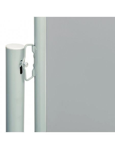 Tenda Laterale Retrattile per Patio 117x600 cm Grigia