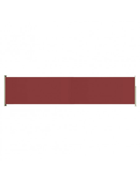 Tenda Laterale Retrattile per Patio 140x600 cm Rossa
