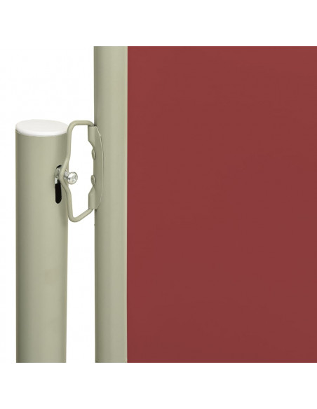 Tenda Laterale Retrattile per Patio 140x600 cm Rossa