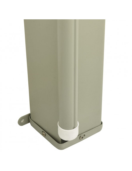 Tenda Laterale Retrattile per Patio 140x600 cm Rossa