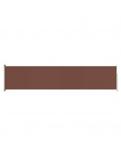 Tenda Laterale Retrattile per Patio 140x600 cm Marrone 2