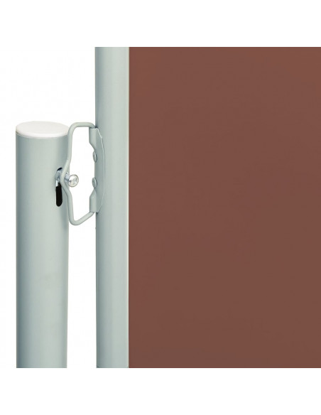 Tenda Laterale Retrattile per Patio 140x600 cm Marrone