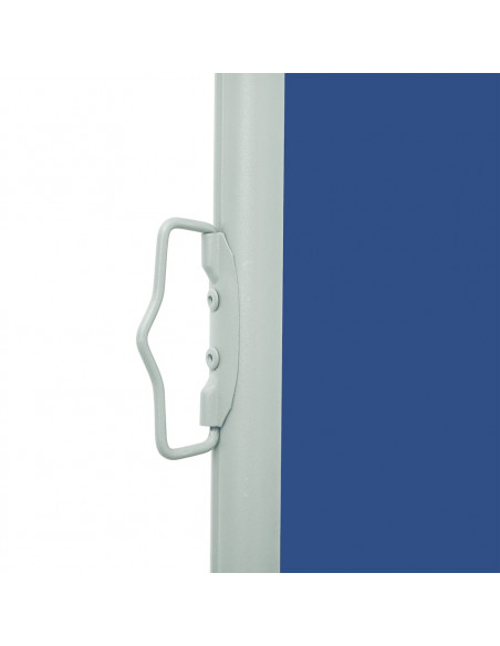 Tenda Laterale Retrattile per Patio 140x500 cm Blu