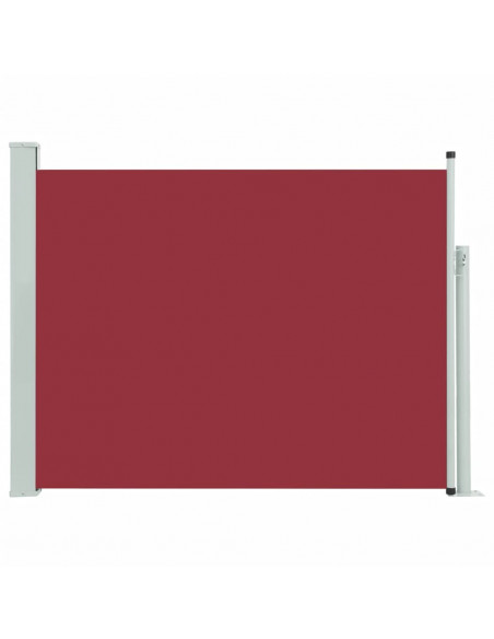 Tenda Laterale Retrattile per Patio 140x500 cm Rossa