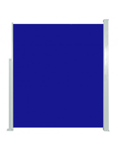 Tenda Laterale Retrattile per Patio 160x500 cm Blu