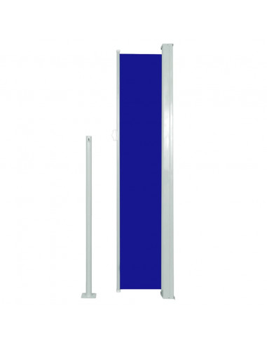 Tenda Laterale Retrattile per Patio 160x500 cm Blu