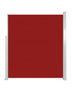 Tenda Laterale Retrattile per Patio 160x500 cm Rossa 2