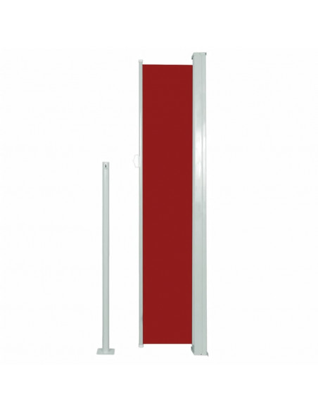 Tenda Laterale Retrattile per Patio 160x500 cm Rossa