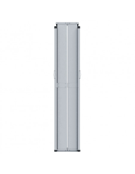 Tenda da Sole Laterale Retrattile Nera 180x600 cm