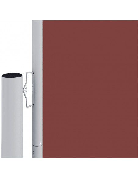 Tenda da Sole Laterale Retrattile Marrone 180x1000 cm