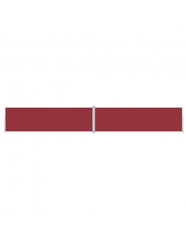 Tenda da Sole Laterale Retrattile Rossa 180x1200 cm