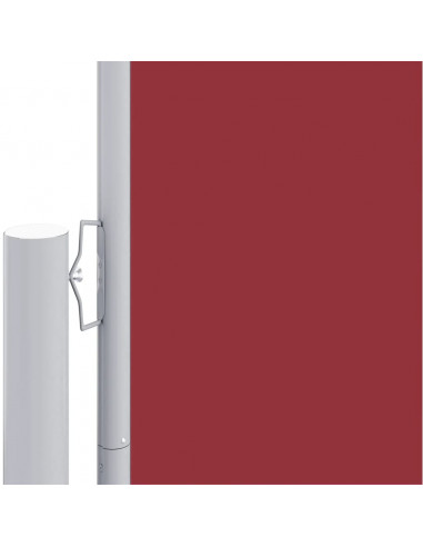 Tenda da Sole Laterale Retrattile Rossa 180x1200 cm