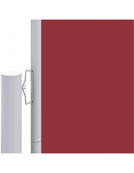 Tenda da Sole Laterale Retrattile Rossa 180x1200 cm