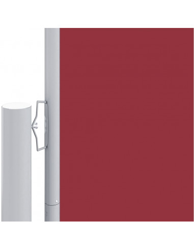 Tenda da Sole Laterale Retrattile Rossa 180x1000 cm