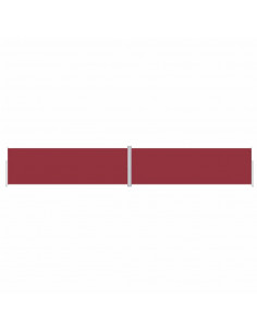 Tenda da Sole Laterale Retrattile Rossa 200x1200 cm 2