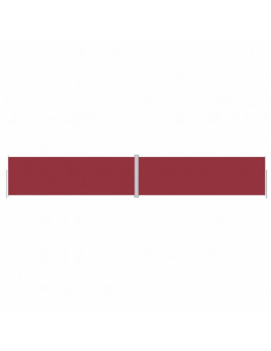 Tenda da Sole Laterale Retrattile Rossa 200x1200 cm