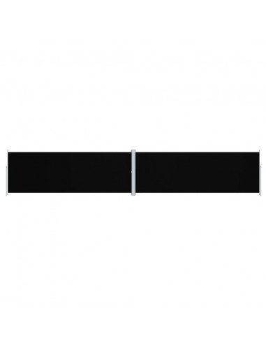 Tenda da Sole Laterale Retrattile Nera 220x1200 cm